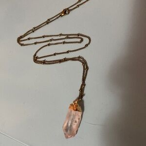 Crystal‎ quartz necklace